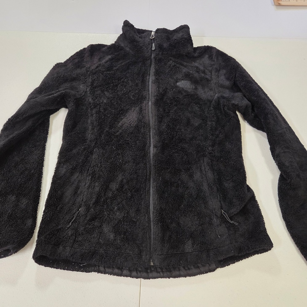 The North Face Osito Black High Pile Fleece Full Zip Jacket Womens Small S